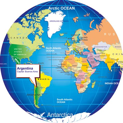 argentina world map.